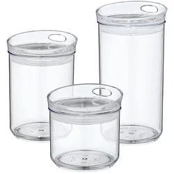 3tlg. Set Vorratsdosen Jule rund - 500ml + 800ml + 1,2L - 12054 +12055 + 12056