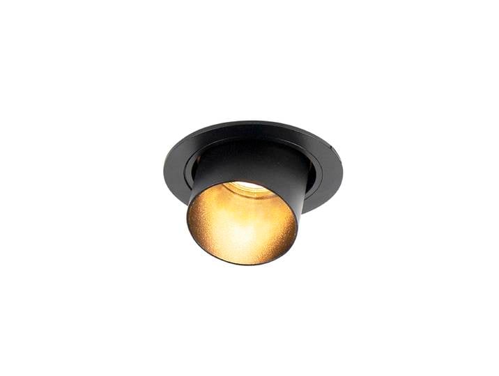 Spot encastrable intelligent noir inclinable avec WiFi GU10 -