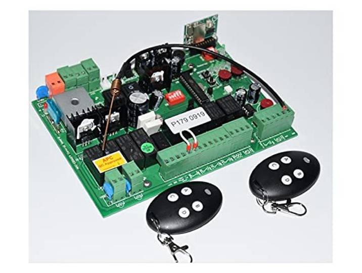 Elektrischer Toröffner 2. 4VDC Automatisches Doppelwaffen Swing Gate Opener Bedienfeld PCB Leiterplatte Motorkarte Motherboard Controller(Kit 3)