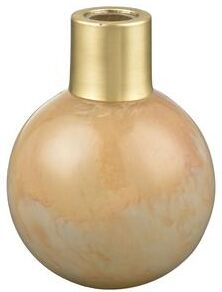 Atlas Lighting and Home Atlas Leona Caramel Colored Glass Vase
