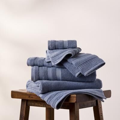 Caro Home Portland Six Piece Cotton Bath Towel Set