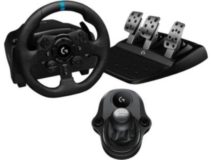 Logitech - Volant + Levier De Vitesses + Pédalier G923 Se Playstation