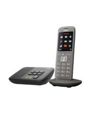 Gigaset CL660A Schnurlostelefon Anrufbeantworter mit Rufnummernanzeige DECT\GAP Schwarz Anthrazit (S30852-H2824-B111)
