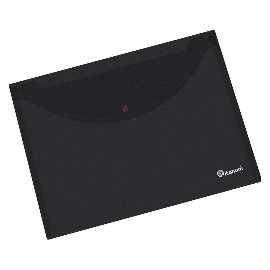 Titanum PP-Umschlagmappe A4, schwarz, transparent (A4) (47591728)