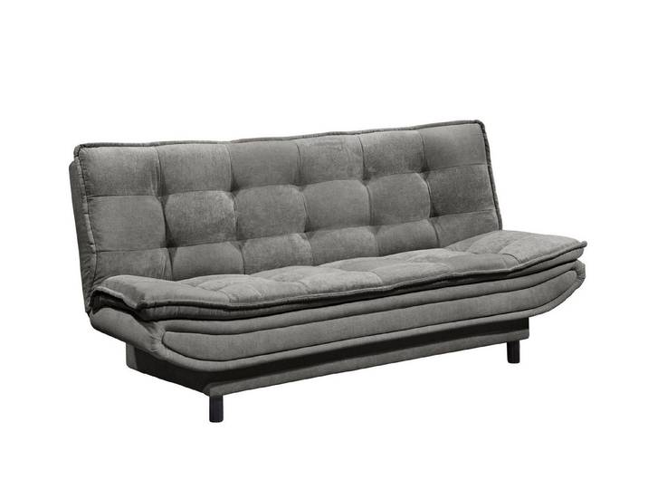 Black Red White Schlafsofa Liegefläche 188x118cm, Stone - 188x90x89 (BxHxT)