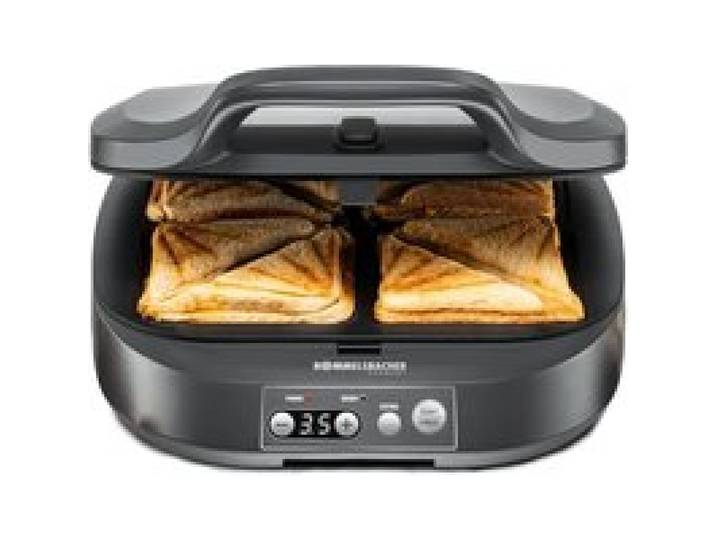 Appareil À Croque-Monsieur St 1800 4 Sandwichs Xl Revêtement Antiadhésif Minuterie De 15 Minutes Arrêt Automatique Boît[PE408]