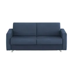 Schlafsofa aus Mikrofaser München , blau