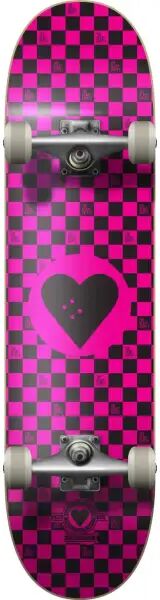 Skateboard Komplettboard Heart Supply Round Logo (7.75" - Checks)