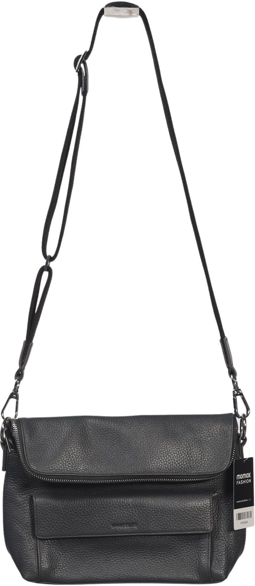Whistles Damen Handtasche gross Leder, Schwarz, Leder - Second Hand