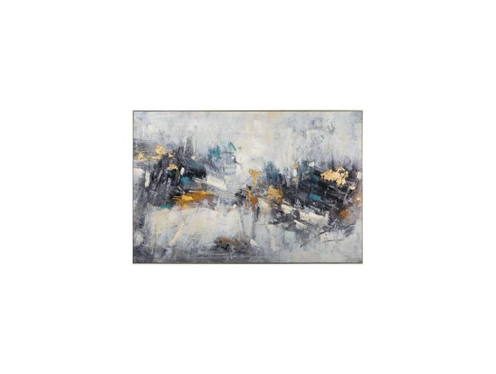 Handgemaltes, gerahmtes Bild „Eisgold“ 100 x 150 cm Multicolor Crea Collection