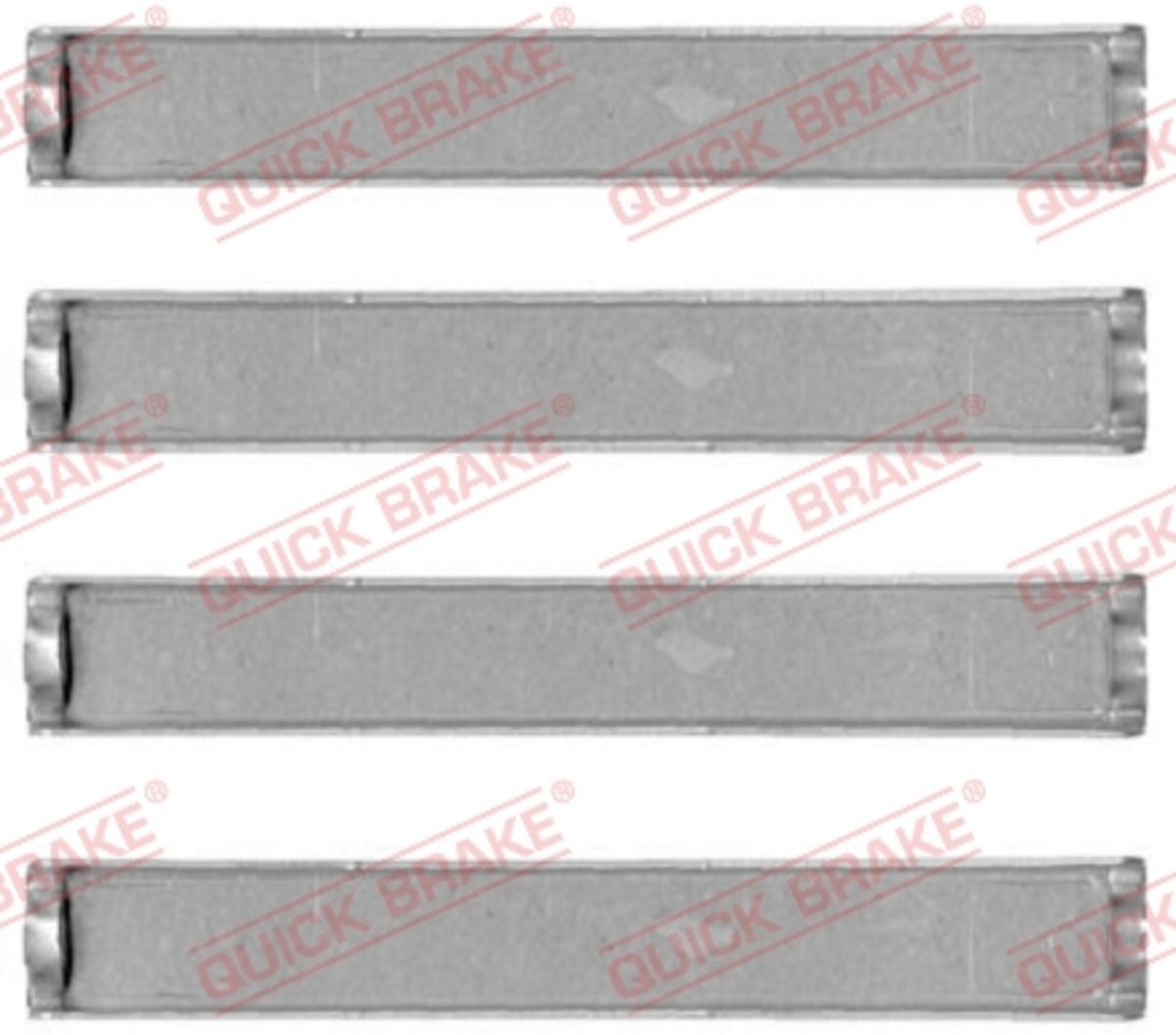 Zubehörsatz, Scheibenbremsbelag QUICK BRAKE 109-1284
