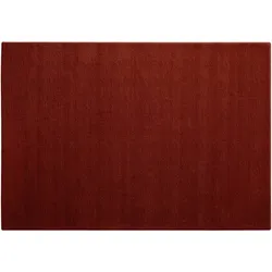 WECONhome Kurzflorteppich Castello ONE purpur rot 140x200 cm