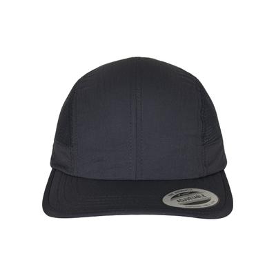 Snapback Cap FLEXFIT "Flexfit Unisex Nylon Snapback", Herren, Gr. onesize, schwarz (navy), 100% Polyester, unifarben, Caps
