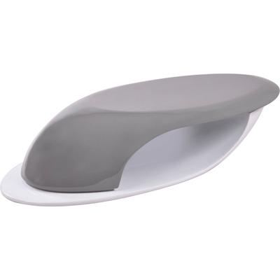 Couchtisch SALESFEVER "Lignano Coffeetable - stilvoller Mittelpunkt", grau (grau, weiß, weiß, grau), B:130cm H:30cm T:58cm, Tische, Couchtisch, Fiberglas-Couchtisch: Zweifarbiges Design, unvergleichlicher Stil