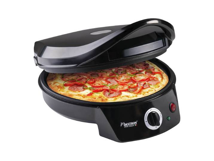 Bestron APZ400Z elektrischer Pizzaofen Schwarz