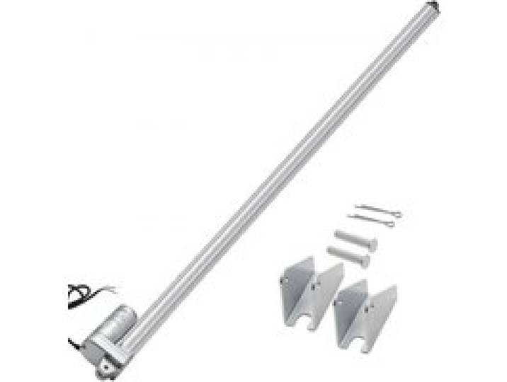 VEVOR Actionneur Linéaire 12 V, Actionneur à Mouvement Linéaire Course 1016 mm, Étanchéité IP65, 3000 N, 5 mm/s, avec Support de Montage, pour Ouvre-portes, Trackers Solaires, Machines Industrielles