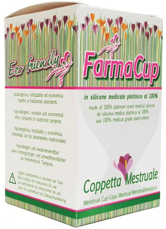 Farmacup Farmacare Farmcacup Coppetta Mestruale Silicone Ipoallegenica Grande