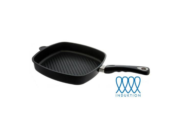Lotus Gusspfannen Grillpfanne Grillpfanne Ø29cm Induktion mit Lotusblüteneffekt