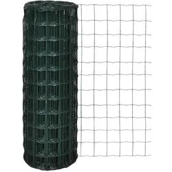 vidaXL Maschendraht Gitterzaun Schweiß gitter 10x1,0m