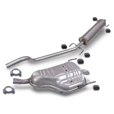 Bestprice Schalldämpfer Set + Montagematerial [Hersteller-Nr. 40675013] für Opel