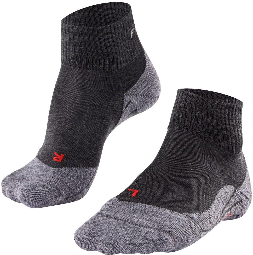Falke  - Tk5 Short Women Asphalt Melange - 35-36 - Chaussettes