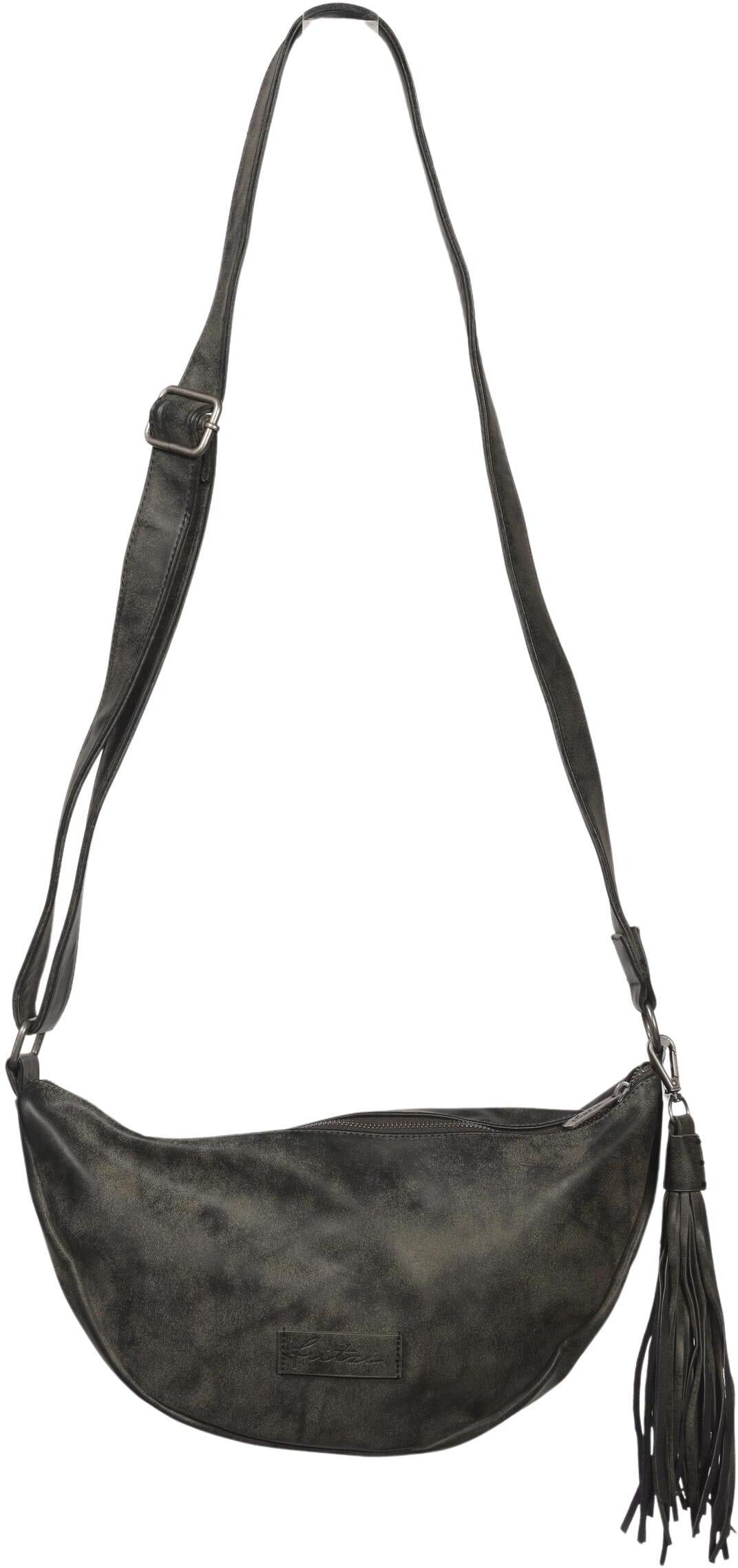 Fritzi aus Preußen Damen Handtasche klein, Grau, Kunstleder / Synthetik - Second Hand