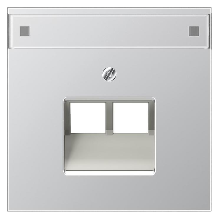 JUNG Zentralplatte UAE/IAE 2f LS alu mt AL2969-2NAUA (AL2969-2NAUA)