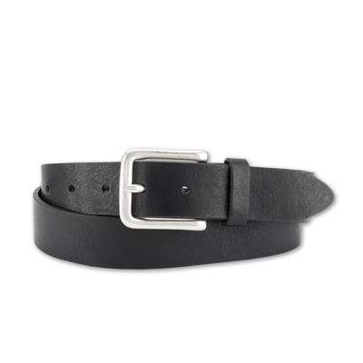 Ledergürtel BERND GÖTZ "Ledergürtel für markante, männliche Mode", Herren, Gr. 80, schwarz, Rindsleder, Gürtel Ledergürtel
