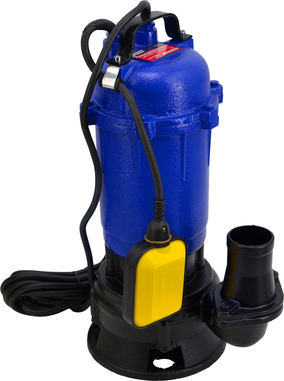 AWTools Dompelpomp voor vuil water met vermaalder en vlotter, 1050W