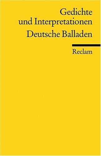 Grimm, Gunter E. - Gedichte und Interpretationen: Deutsche Balladen - Preis vom 30.09.2026 22:30:23 h