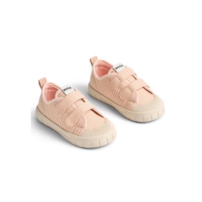 Sneaker WHEAT "WHEAT Sneaker Bobbie", Mädchen, Gr. 22, rose stripe, Textil, Schuhe Sneaker