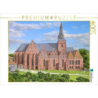 CALVENDO Puzzle Salzwedel - Katharinenkirche von Norden aus um 1907 | 1000 Teile Lege-Größe 64x48cm Foto-Puzzle für glückliche Stunden