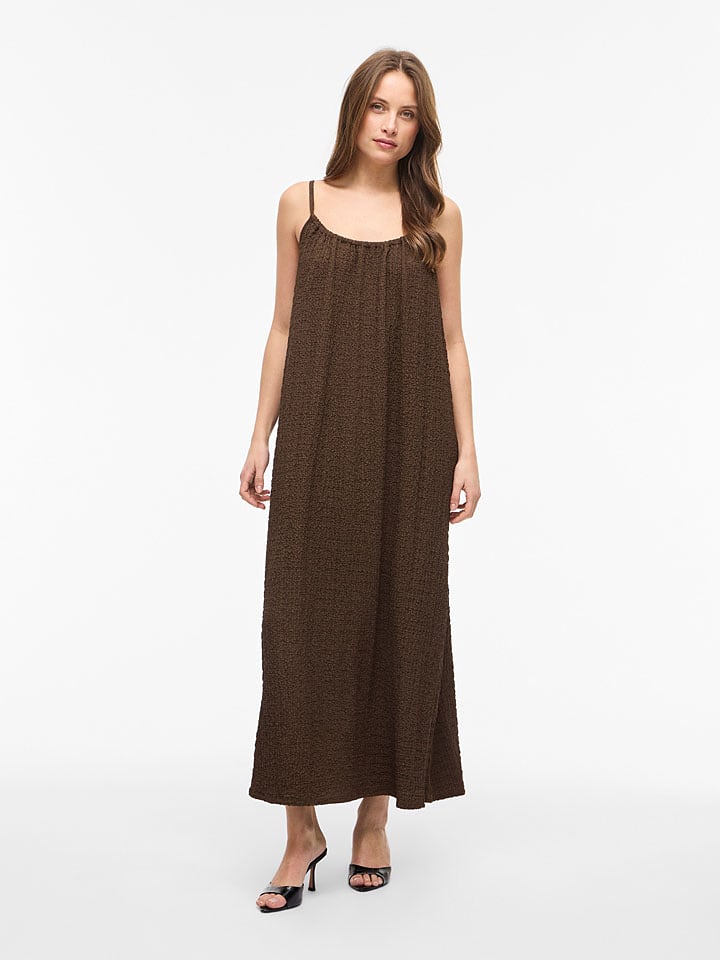 Vila Kleid in Braun - XL