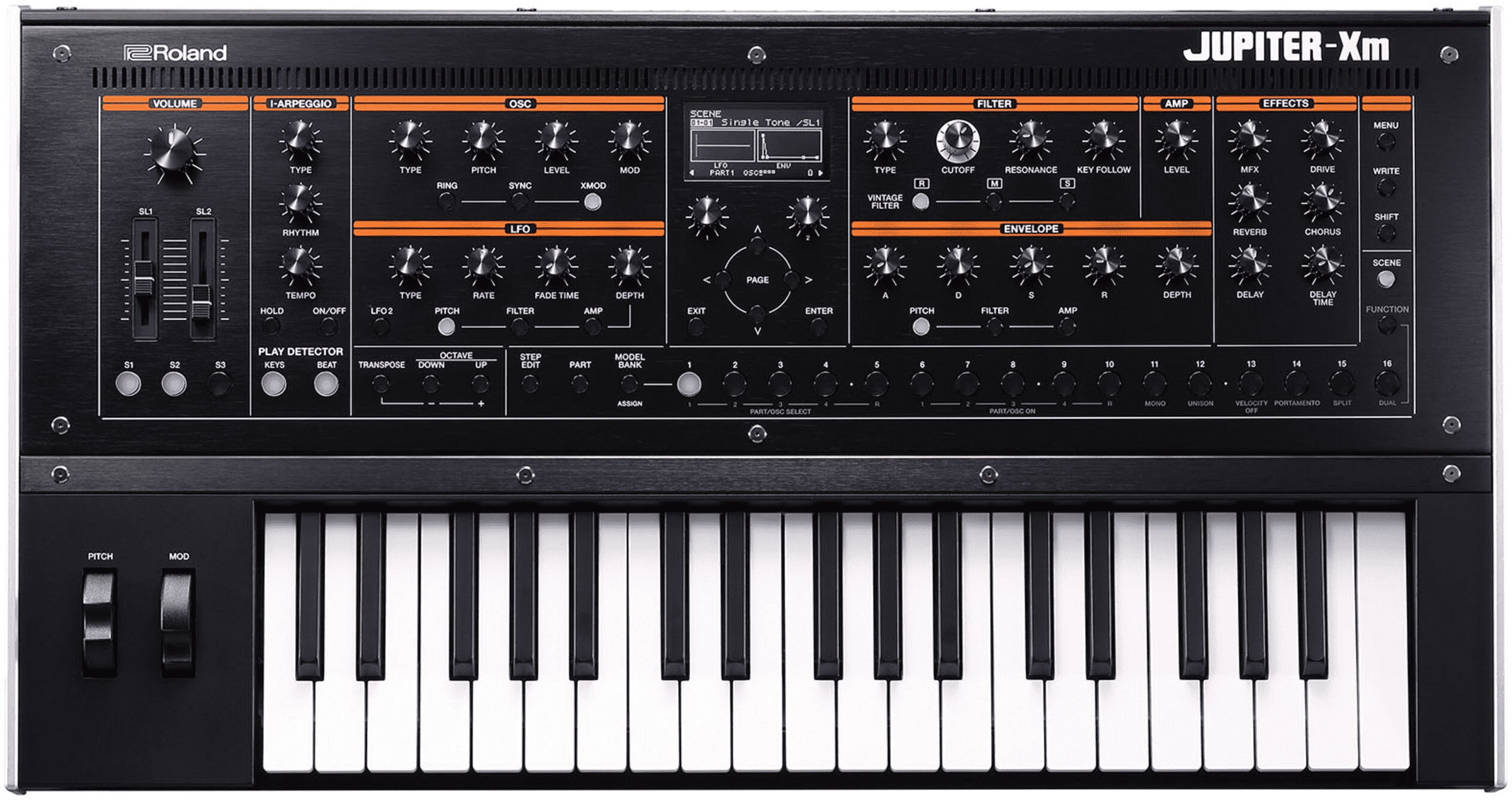 JUPITER-XM Sintetizador Icónico - OFERTA Roland Cloud Connect WC-1