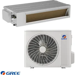 Gree GUD100PH1 + GUD100W1/NhA-S Kanal-Klimaanlage – 34 000 BTU