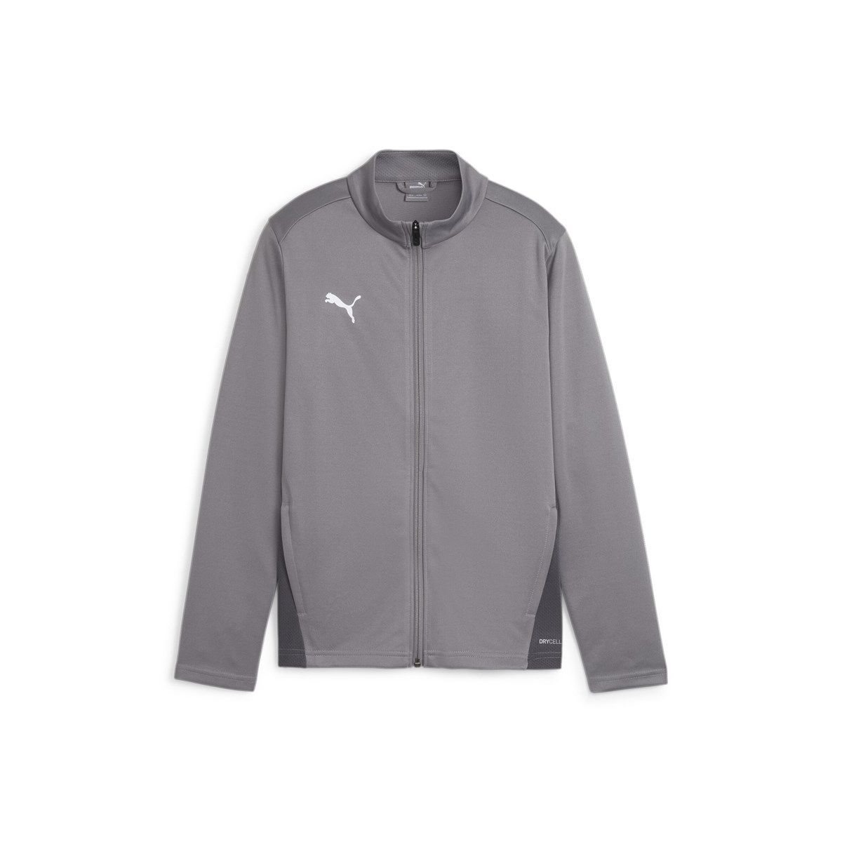 Puma Teamgoal Training Jacket Jr cast iron-puma white-shadow gray (13) 128 658634-13-128