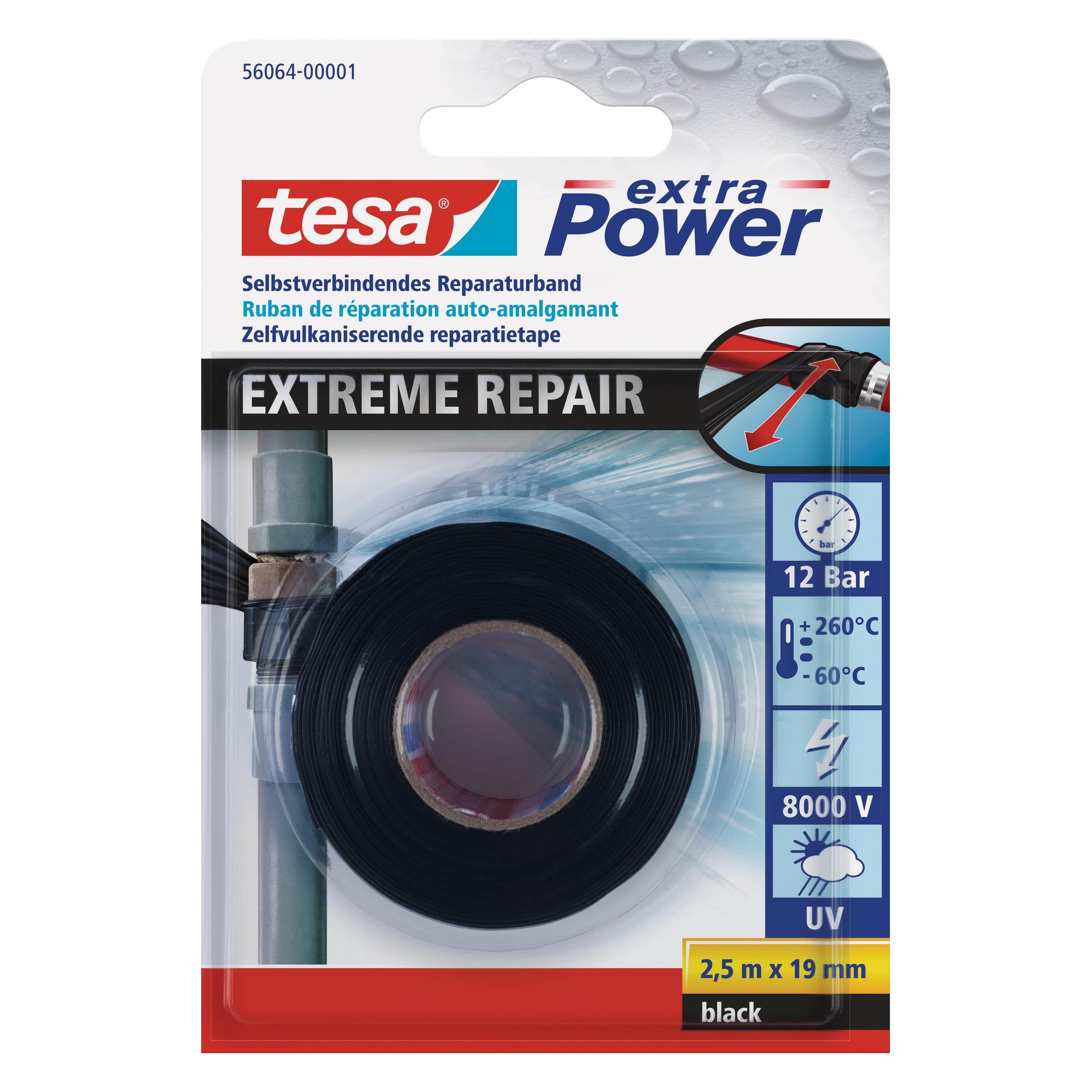 tesa EXTRA POWER Extreme Repair Reparaturband (19 mm) (56064-00001-00)