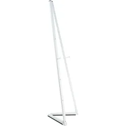 SPRINTIS Alu Staffelei weiß, groß für Leinwände, klappbar, höhenverstellbar, Aluminium, Stahl