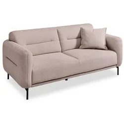 BOOOM Sofa Nova Stoff Beige 2-Sitzer