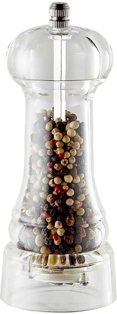 KHG Salz-/Pfeffermühle   ¦ transparent/klar ¦ Kunststoff ¦ Maße (cm): H: 15,5