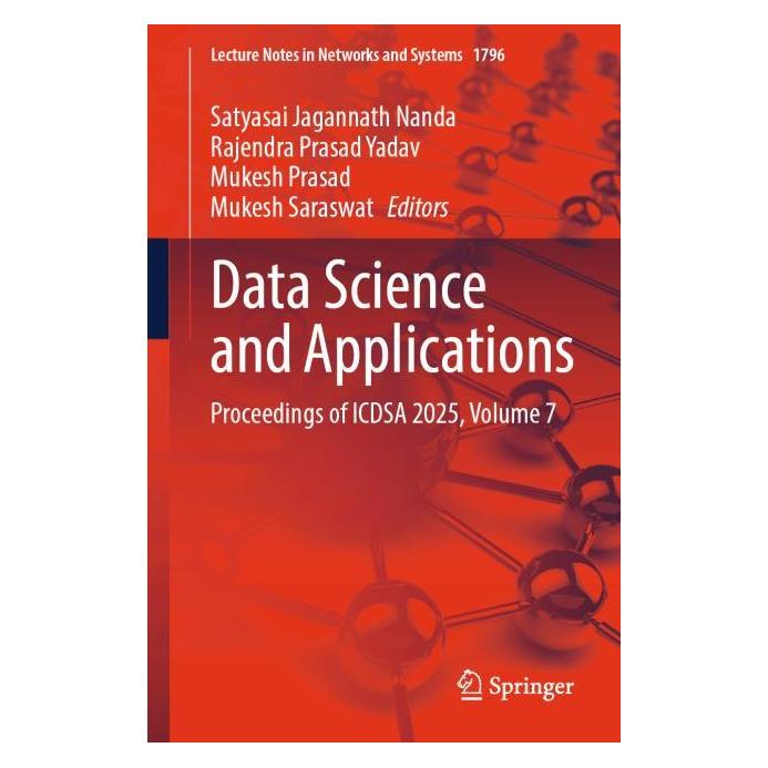 Springer Data Science and Applications (Englisch, Softcover, Mukesh Prasad, Mukesh Saraswat, Rajendra Prasad Yadav, Satyasai Jagannath Nanda) (65431375)