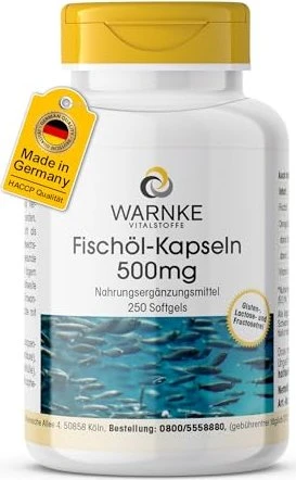Fischöl Kapseln 500 mg 250 St