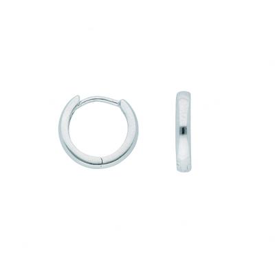 Paar Creolen ADELIA´S "Damen Goldschmuck", silber, Ohrringe, Damen, Damen, Gold, 333 Gold Goldschmuck für Damen