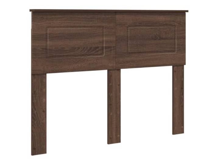 KKgypkn Modernes rechteckiges Kopfteil Braun in Eichen-Optik 135 cm aus Holzwerkstoff