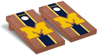 Skip's Garage Michigan Wolverines 2x4 Pro Cornhole Boards - V7