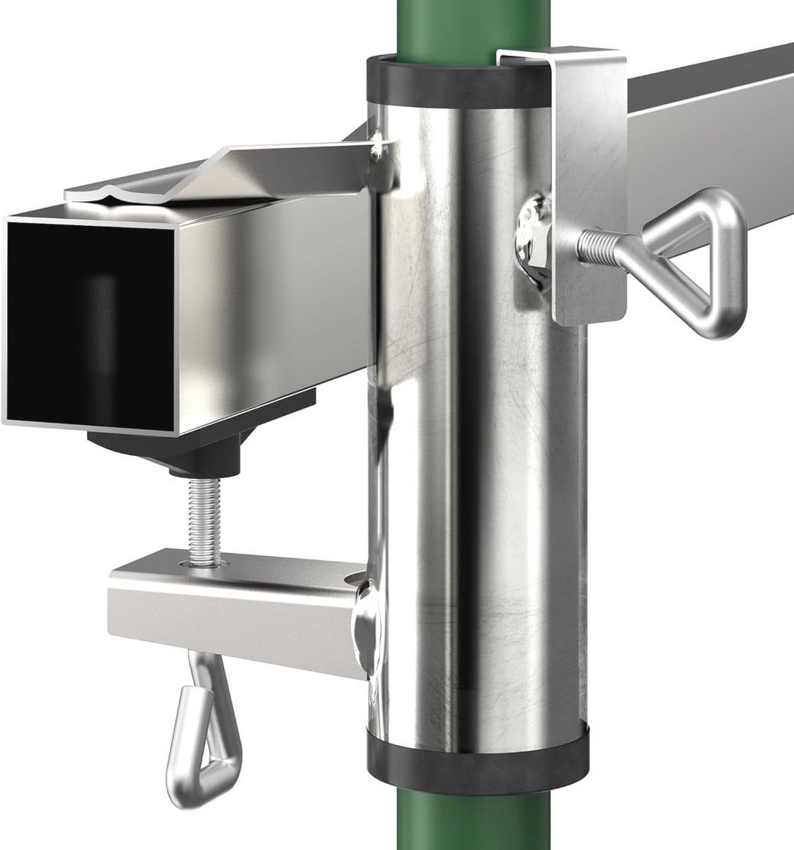 Metalen parasolhouder voor balkonleuning - Flexibel monteerbaar en compact