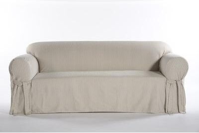 Classic Slipcovers Brushed Twill Sofa Slipcover