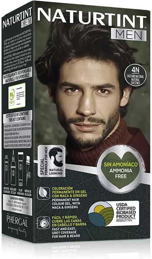 Naturtint Men Ammonia-Free Hair Dye 1 Unit 4N Natural Chestnut
