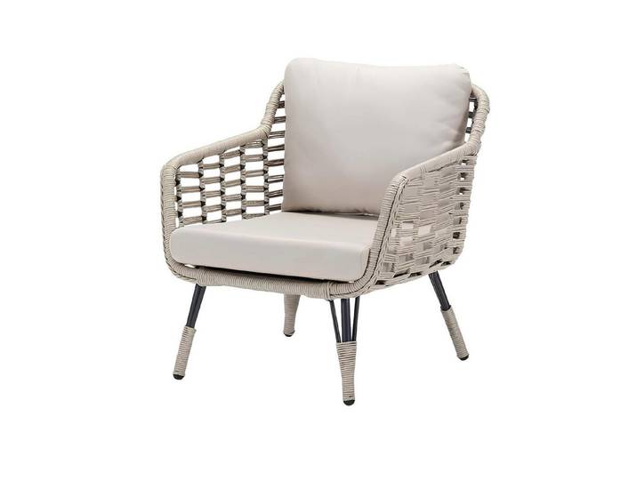 Xlmoebel Sessel Beiger Terrassen-Sessel mit elegantem Design und hohem Komfort (Sessel), Hergestellt in Europa