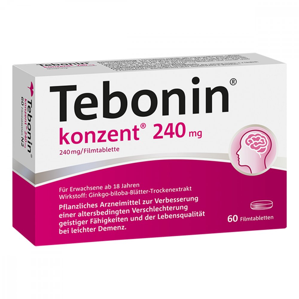 Dr.Willmar Schwabe GmbH & Co.KG Tebonin konzent 240mg 07752039